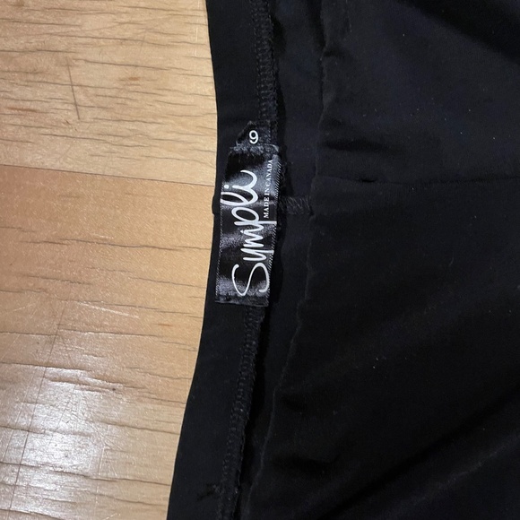 Sympli Boot Cut Slim Pant Size 6 Black - Picture 7 of 12